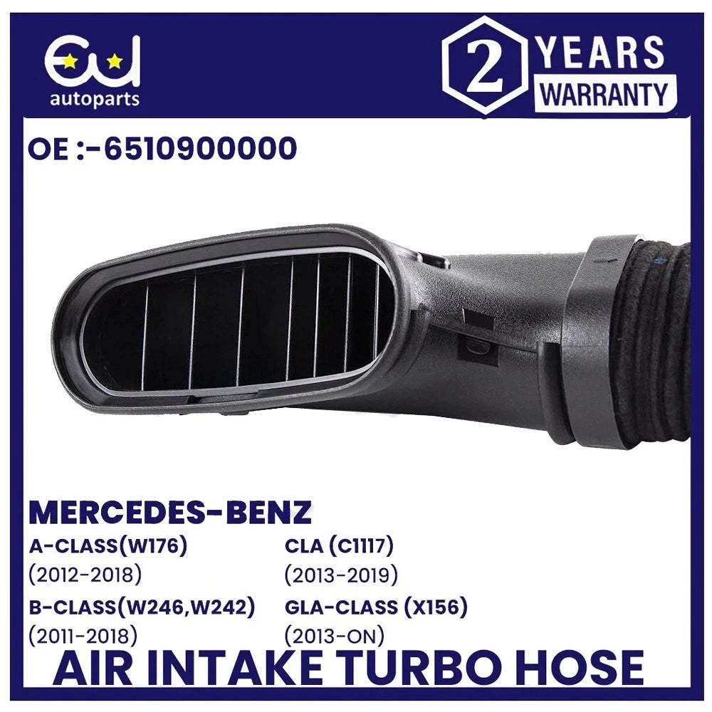 AIR INTAKE HOSE FOR MERCEDES BENZ MB CLA A CLASS 200 CDI W117 W176 A6510900000